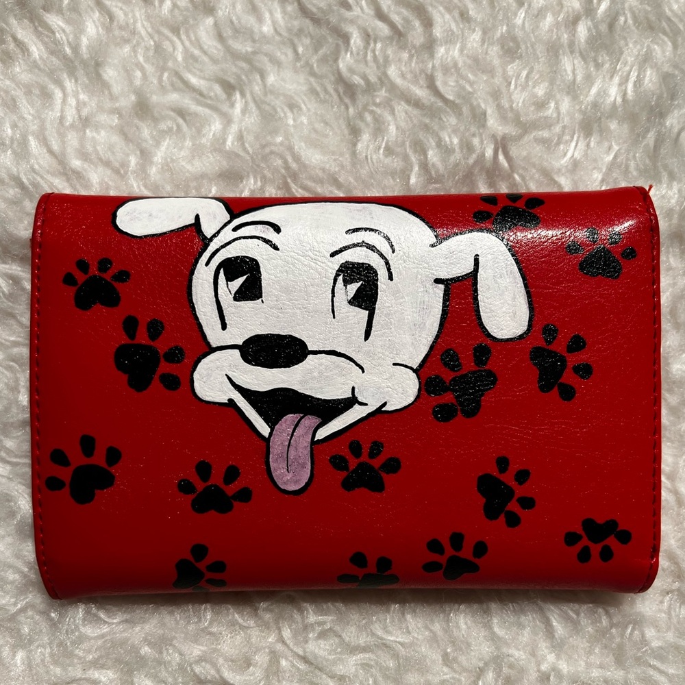 🎨Hand painted Betty boop embroidered Red Wallet vintage retro 00’s - Picture 3 of 9